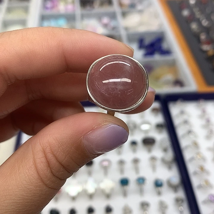 银S925镶嵌水晶珠宝半成品