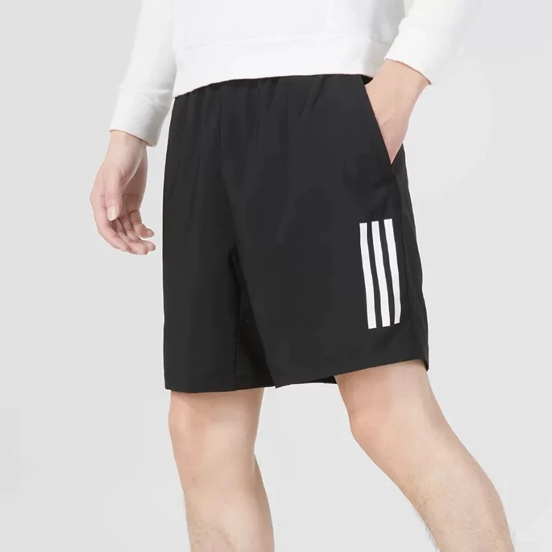 阿迪达斯 夏季新款梭织透气导湿经典百搭男子运动裤短裤HS3253#HN