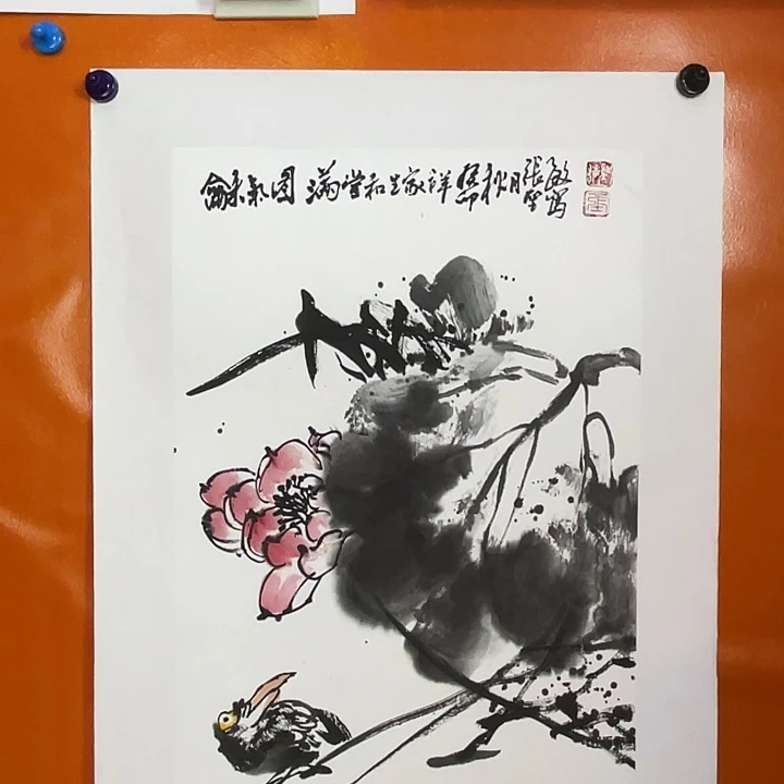 国画张圣敏先生纯手绘作品