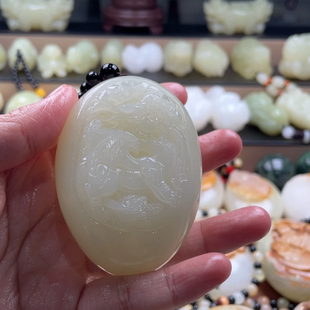 未***丶石材古青石手把件