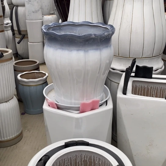 渐变灰南瓜大号口32高36福利