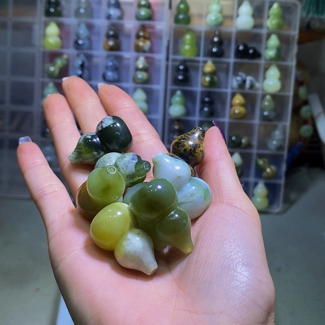 未镶嵌蛇纹石玉其他桃*166