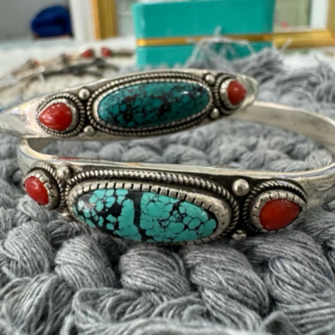 足银手镯 足银手镯蒙古元素真手镯
