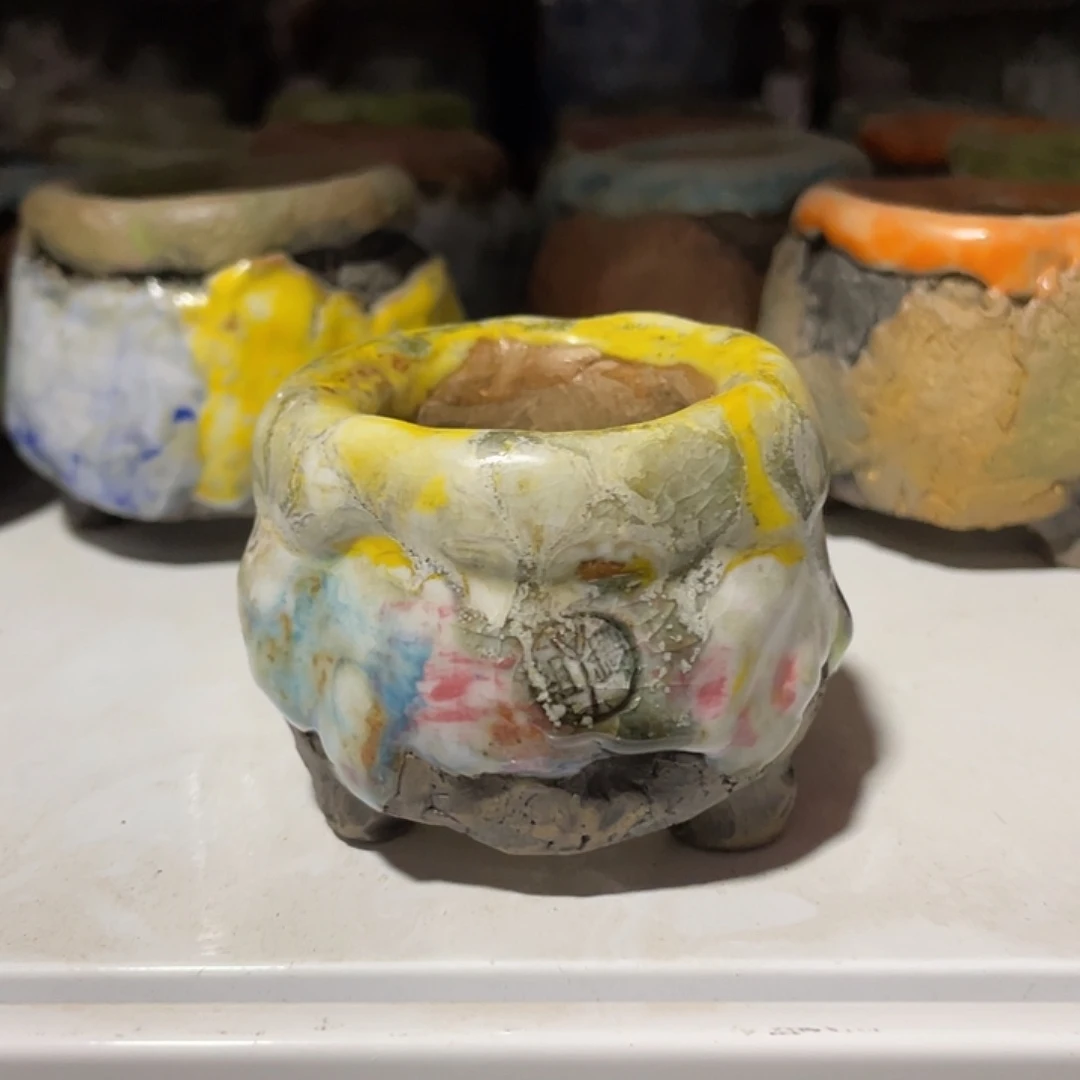 孤盆油画山石地雷5号 内口 4 百搭