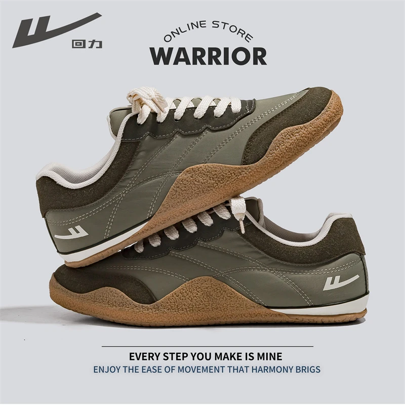 回力运动鞋男2025年春季新款软底百搭德训鞋厚底休闲轻便帆布鞋子