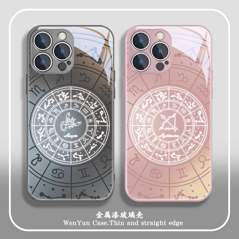 十二星座适用苹果16壳新款iPhone15ProMax高级感13情侣14创意12壳