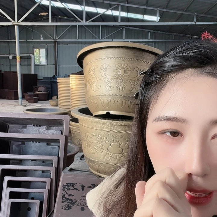 圆40口径花盆四个