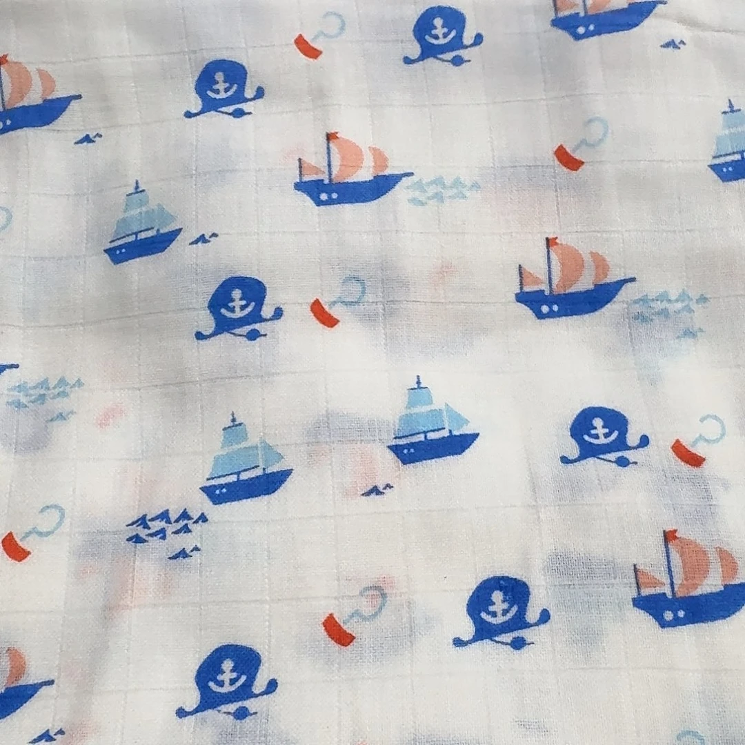 棉668号两米双层纱布料