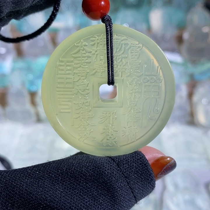 岫玉吊坠未镶嵌吊坠