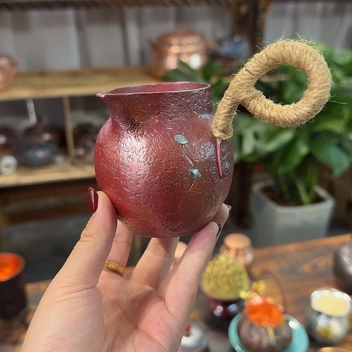 迷***莉紫铜手工制作摆件