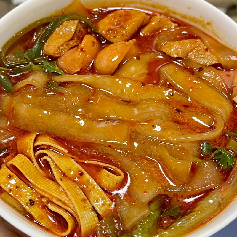 【买4桶送4桶】重庆酸辣粉红薯粉速食懒人整箱非油炸泡面酸辣粉批发