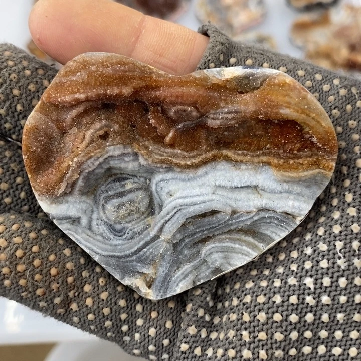 珠宝半成品紫晶未镶嵌