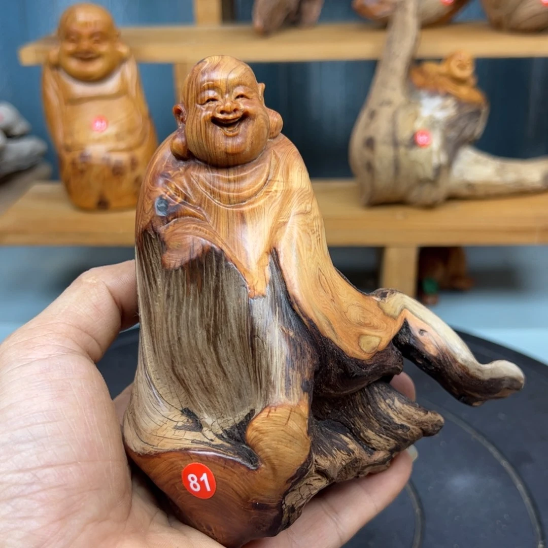 木q****晨崖柏木摆件手把件