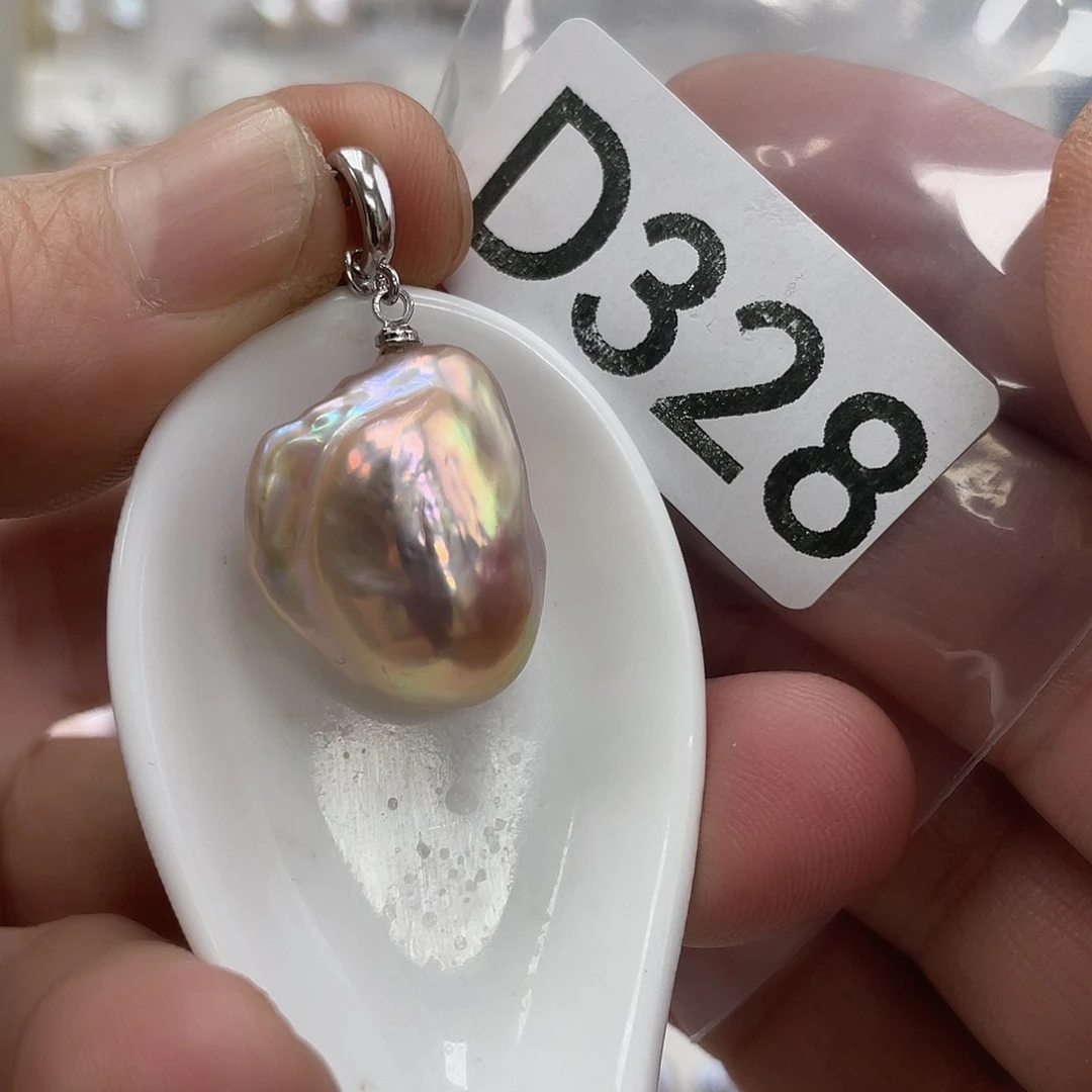淡水珍珠颈饰银S925镶嵌