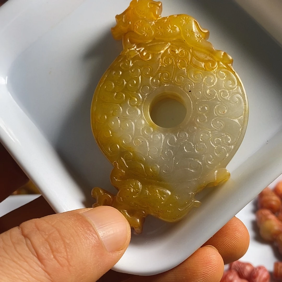 岫岩老玉（透闪石质玉）未镶嵌挂件
