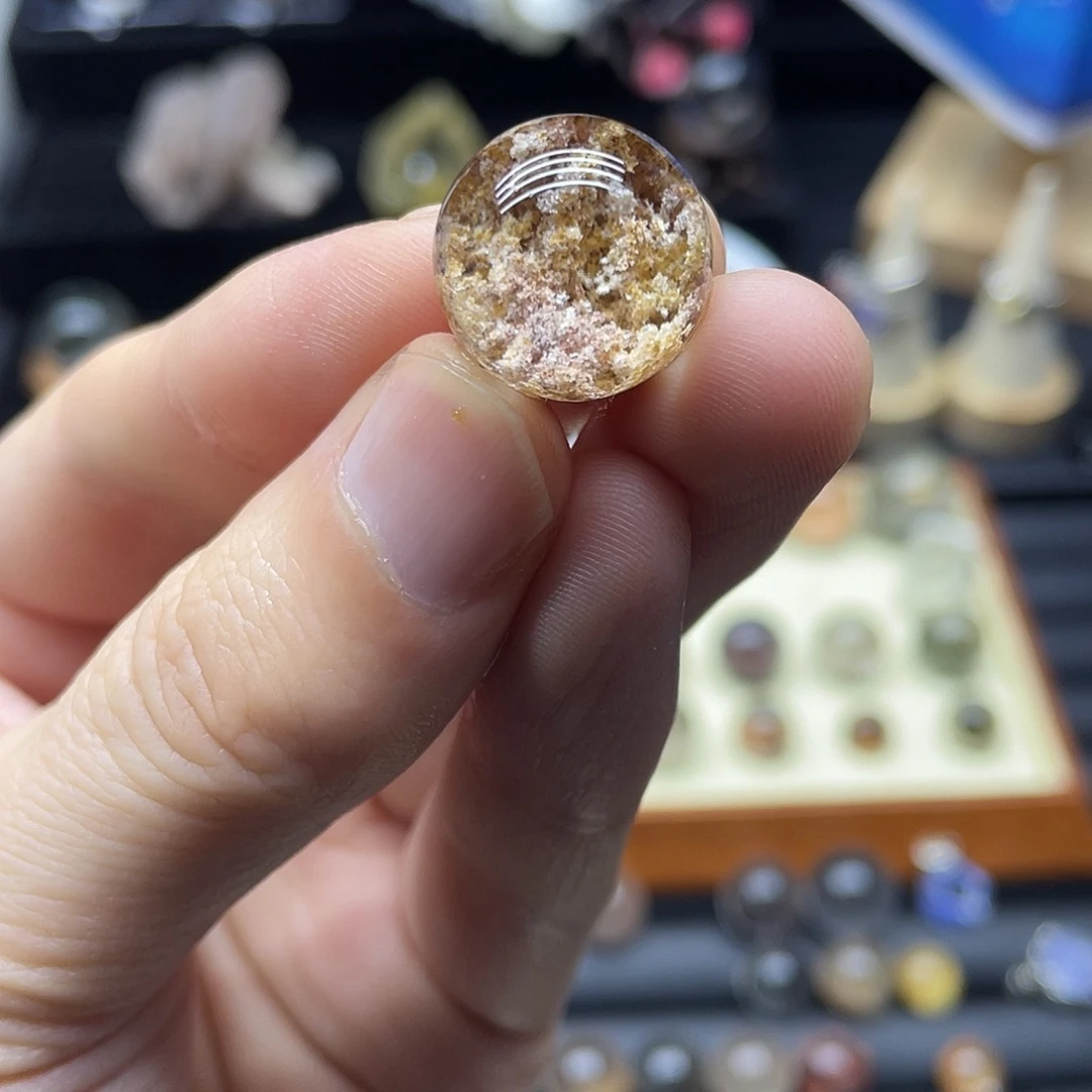 未镶嵌颈饰水晶天然花幽灵