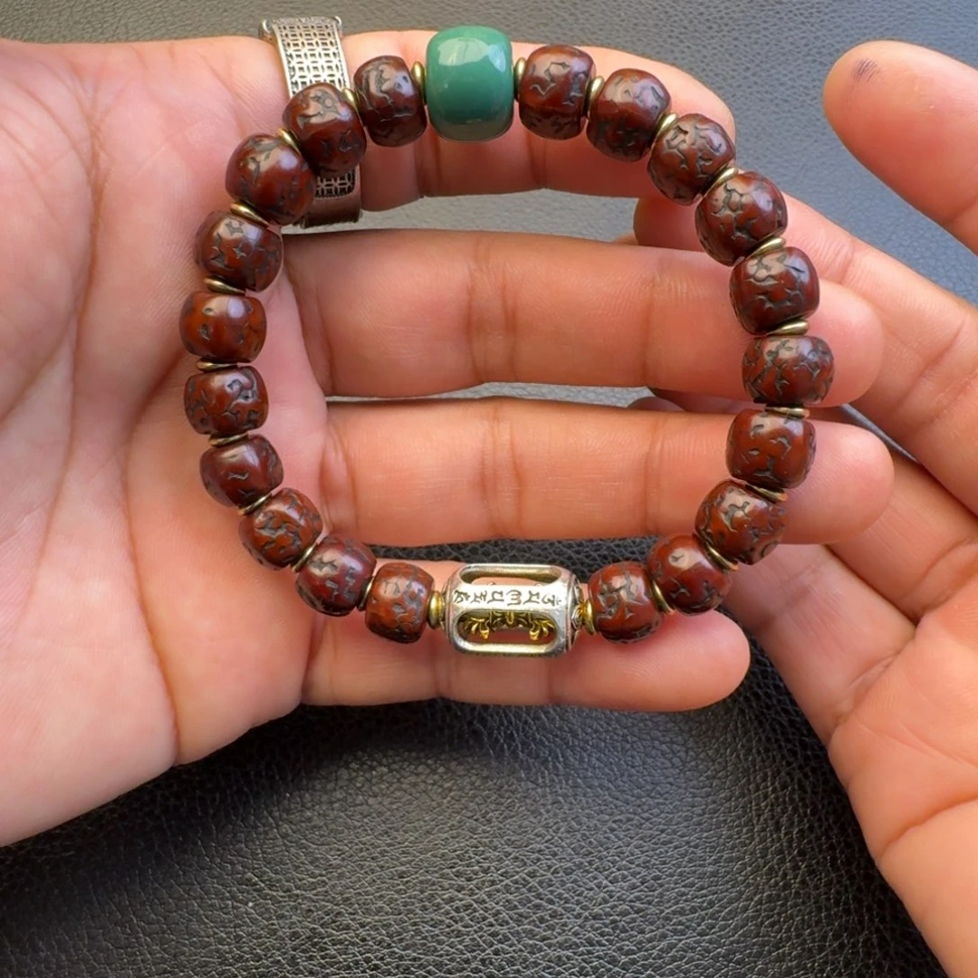 善***言香榧木金刚菩提手串