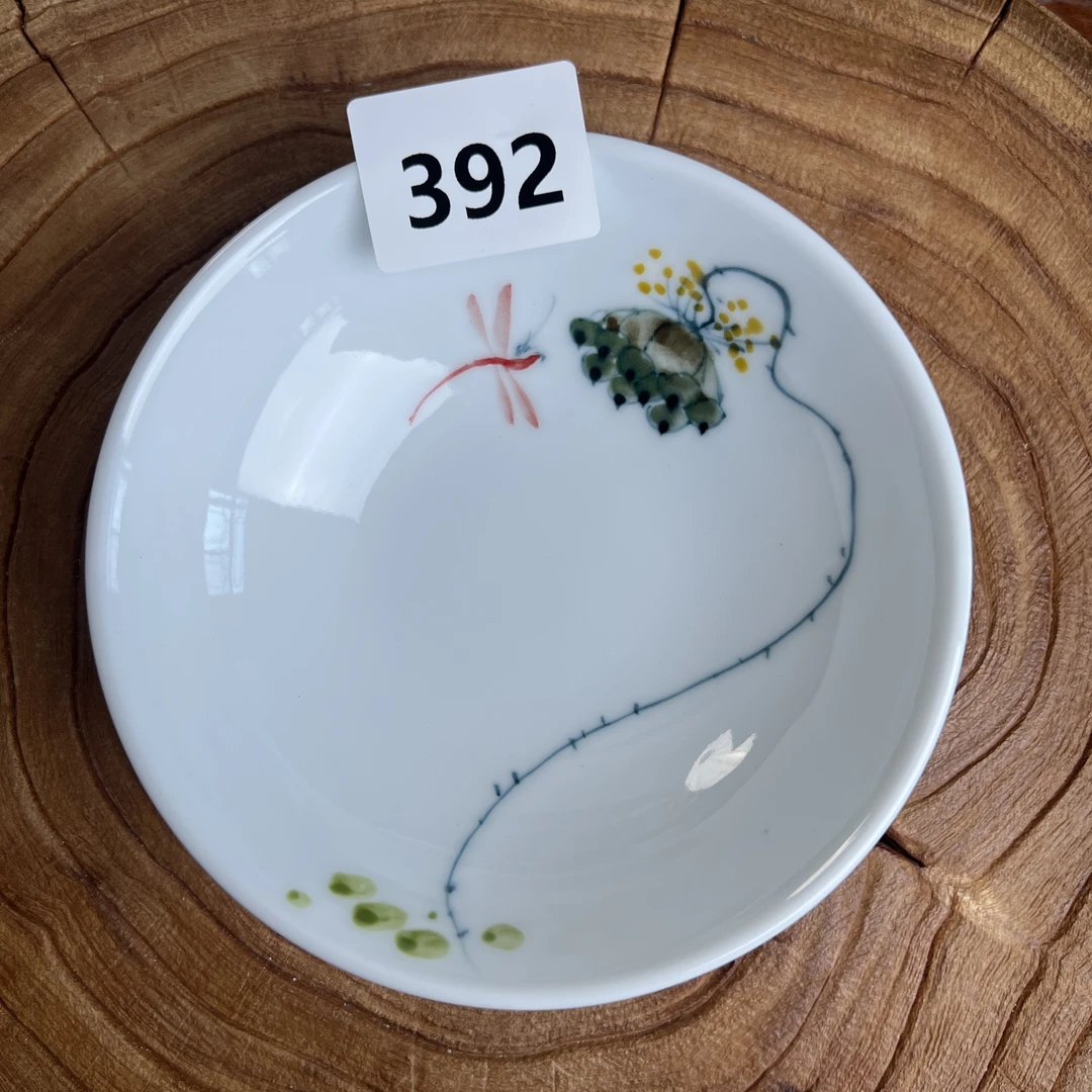 景德镇手绘釉中彩（食品级）小胖碗创意可爱盘子餐具陶瓷392