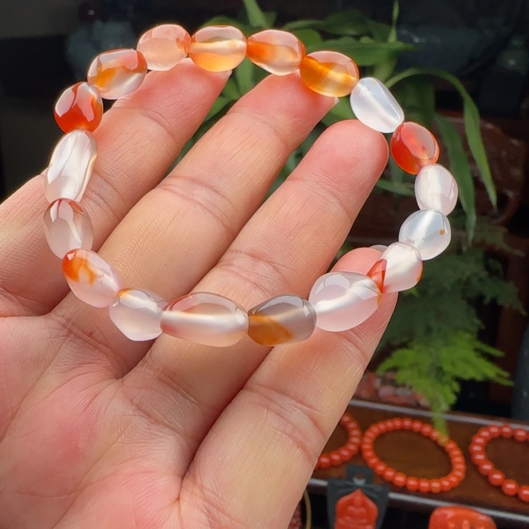 南红玛瑙随型手串未镶嵌