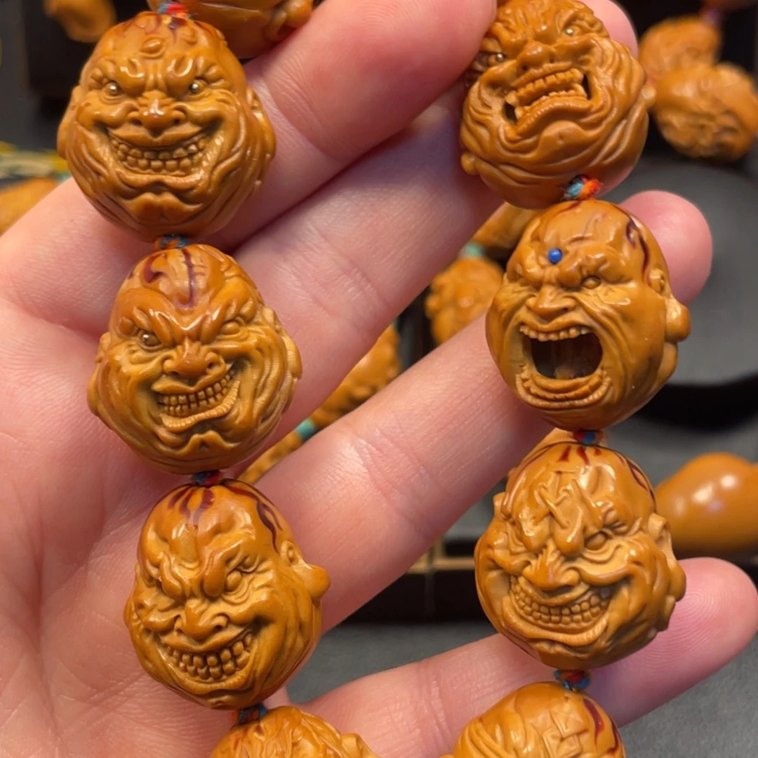 無***士手串/手链橄榄核火焰恶曾
