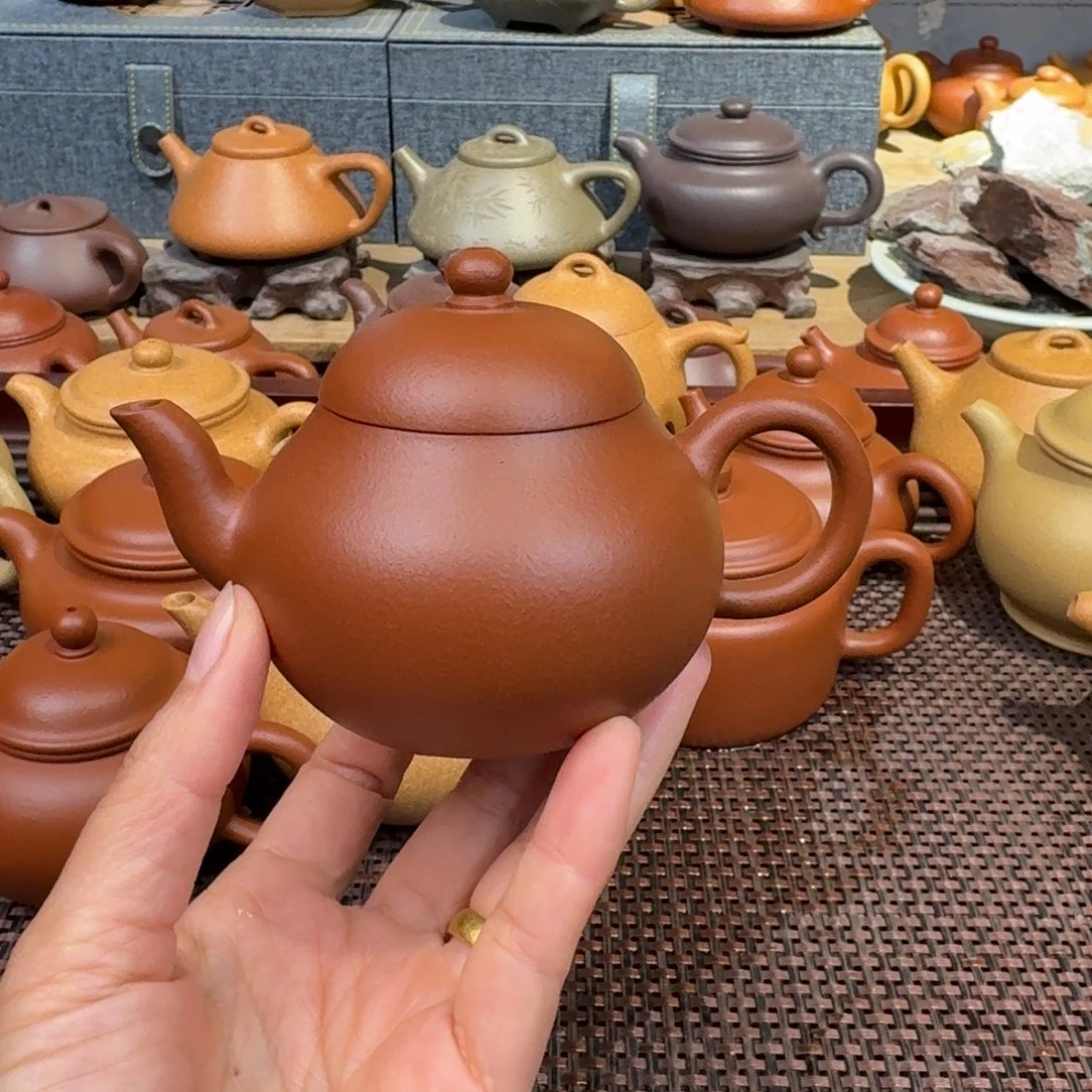 朱泥茶壶130毫升左右