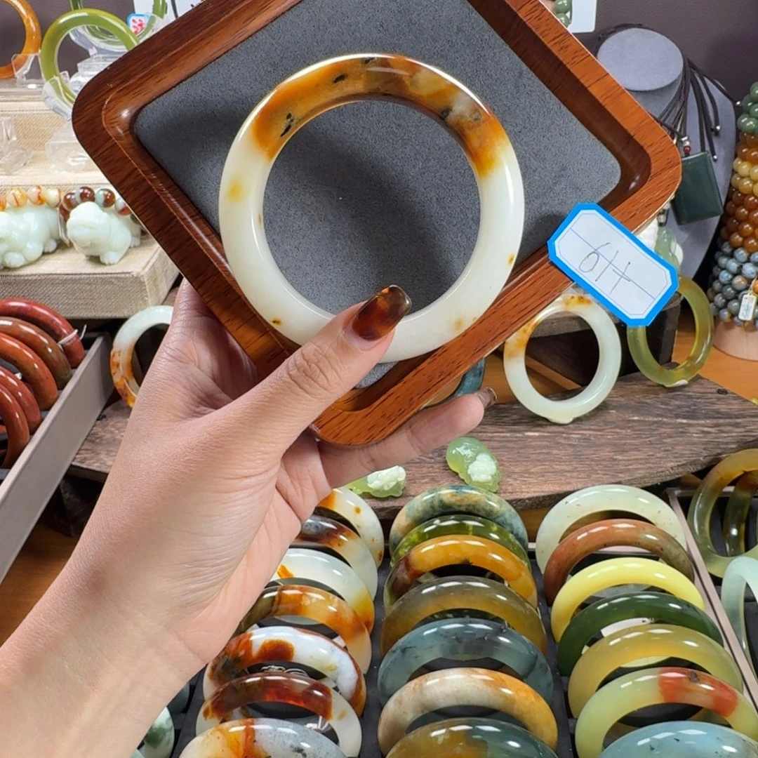 蛇纹石玉合金手镯