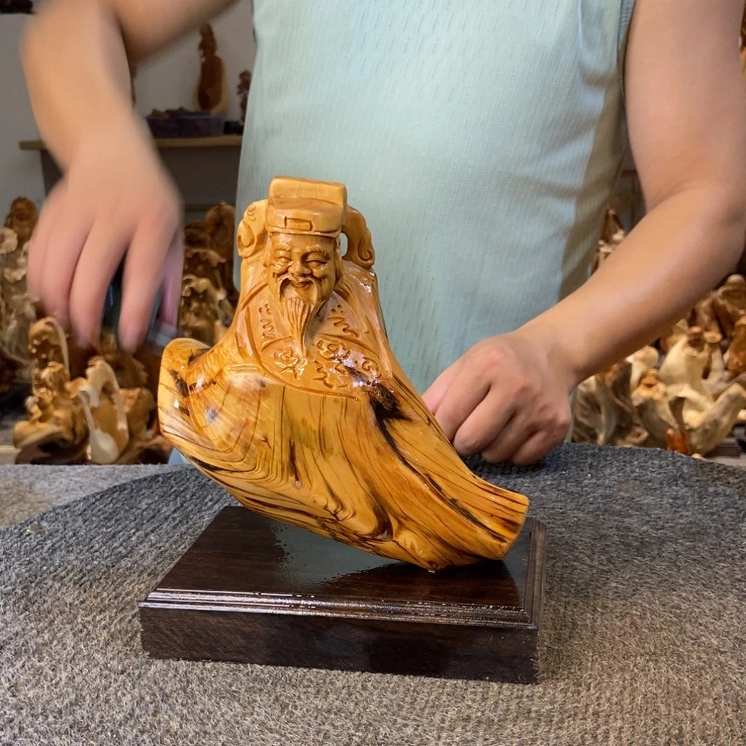 柏木（崖柏）太行崖柏根雕摆件