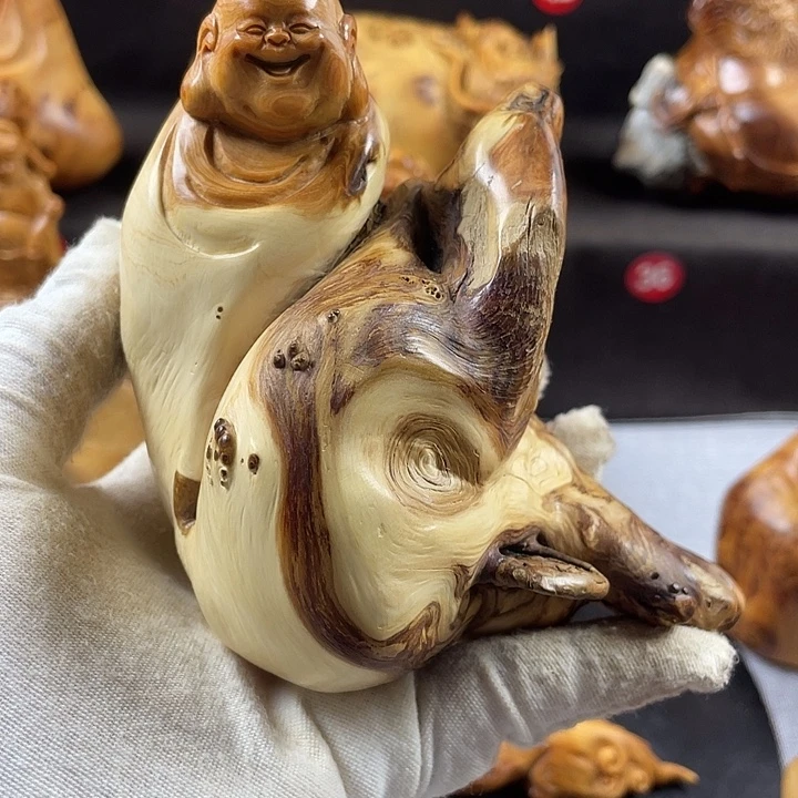 柏木（崖柏）米勒手把件