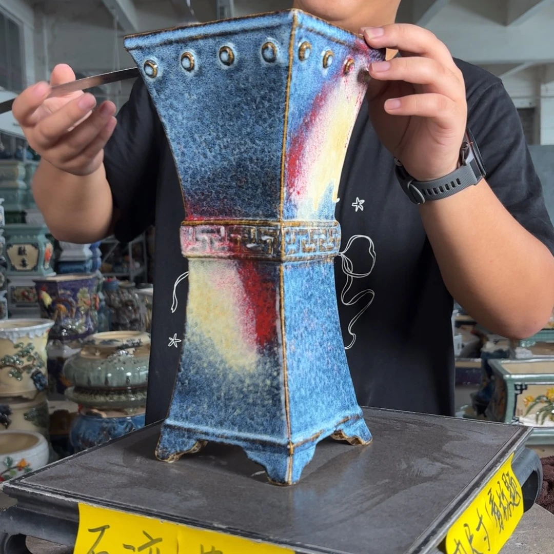 。一风堂石湾花盆 内11*29