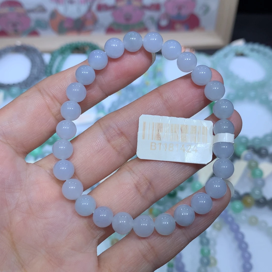 翡翠未镶嵌手链天然