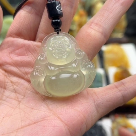 岫玉未镶嵌挂件挂件
