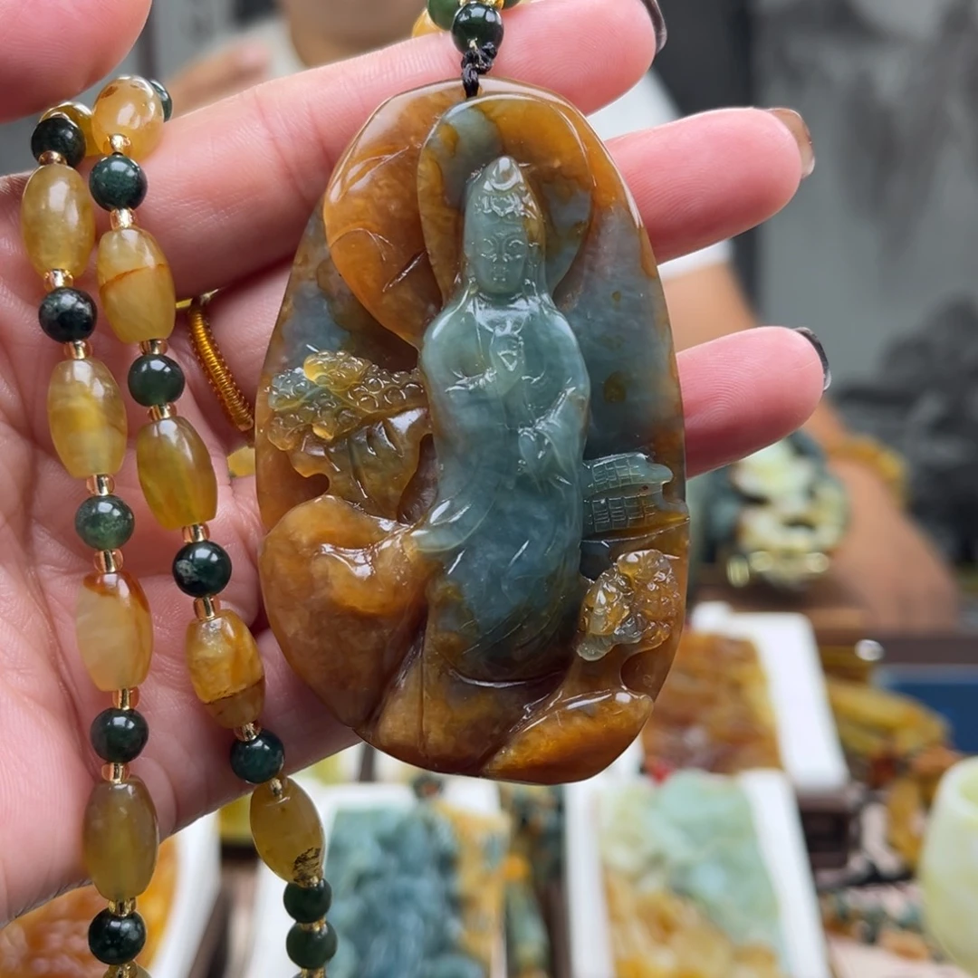 《***》岫玉未镶嵌挂件挂件