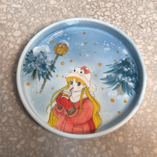 壶景德镇釉下手绘陶瓷 