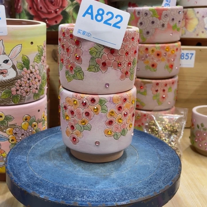 直筒花盆拇指花盆