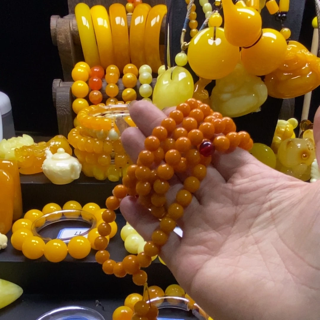 熊***象非金属老蜜108念珠
