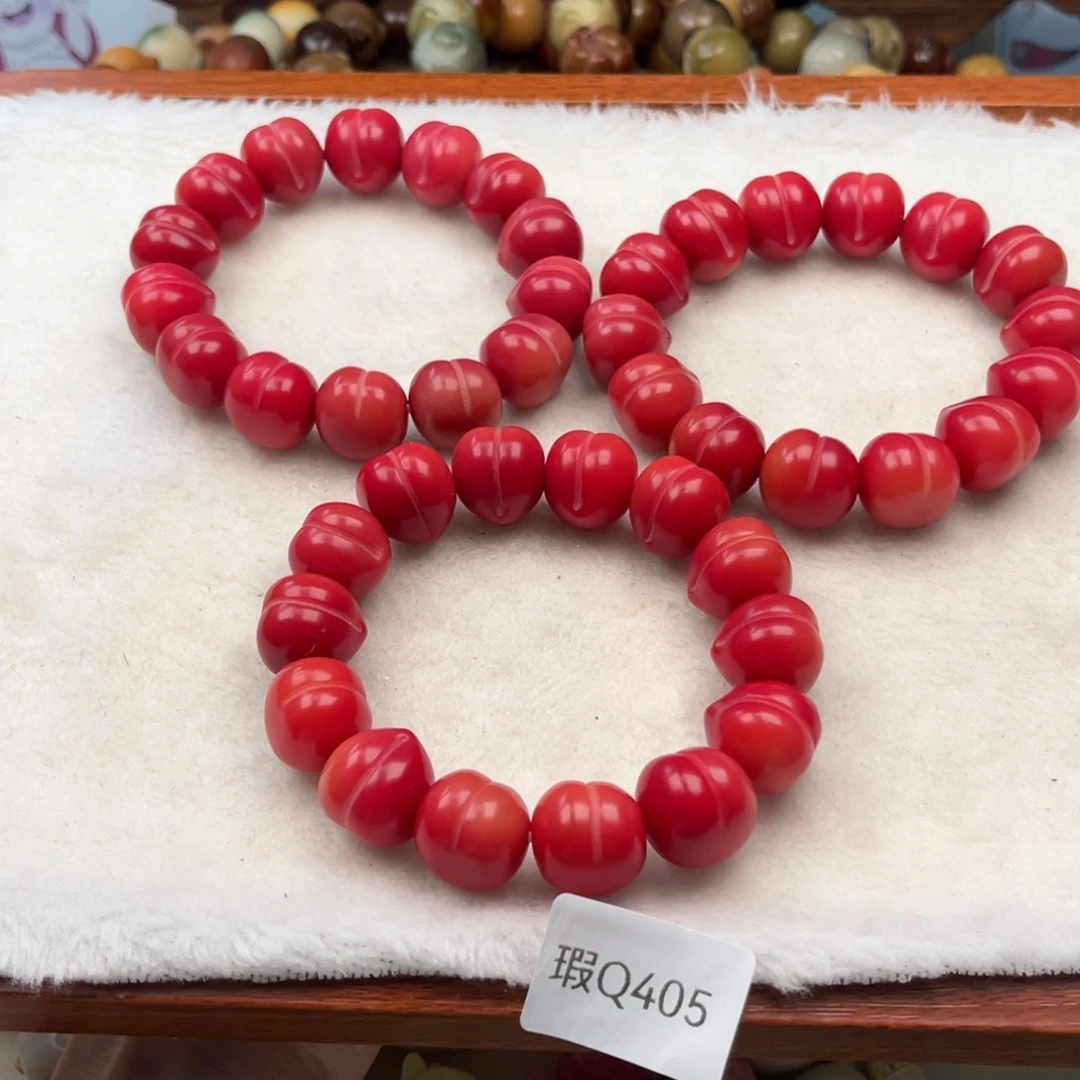 菩提根/象牙果手串17mm瑕桃子随机一串q405