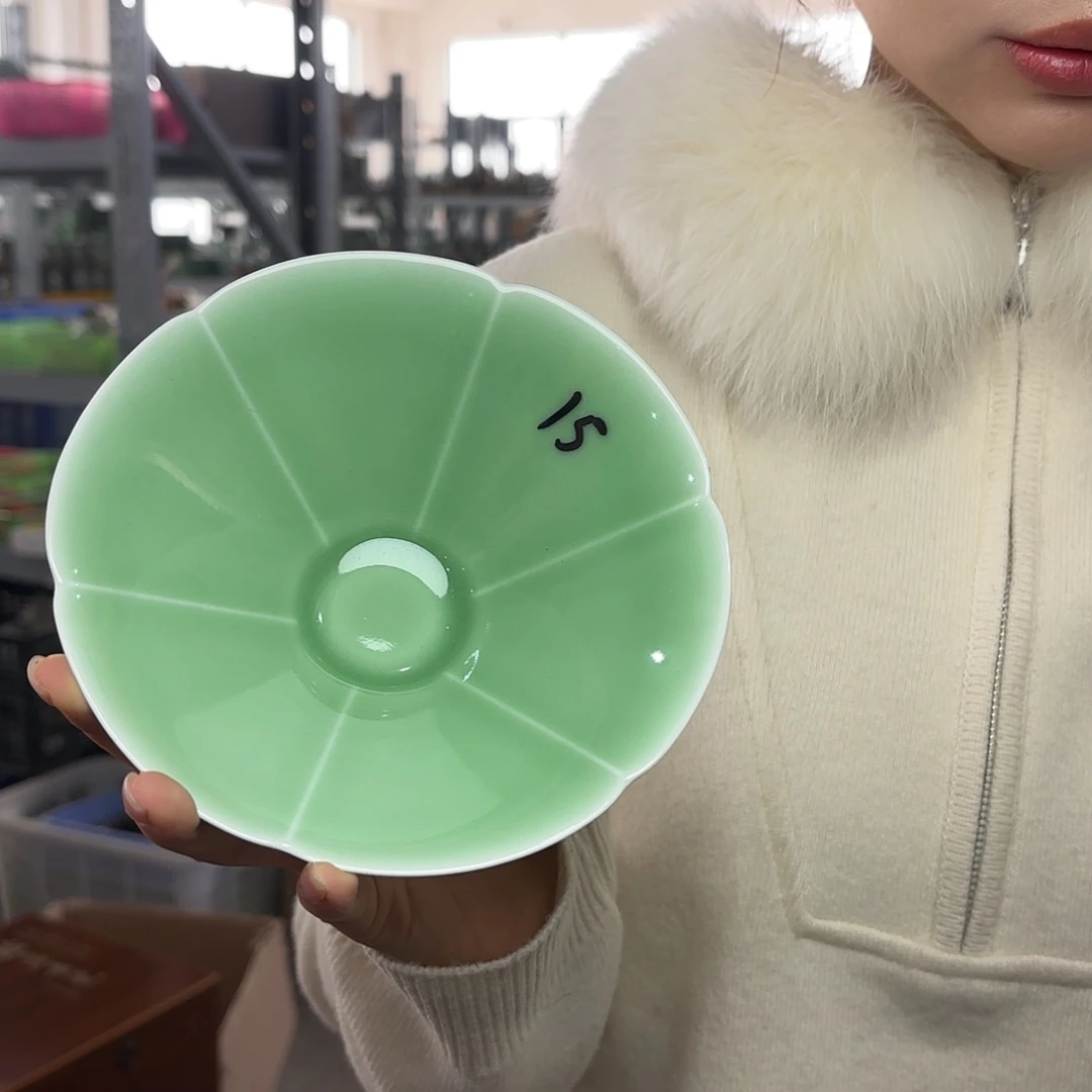 龙泉云间青瓷小米茶器