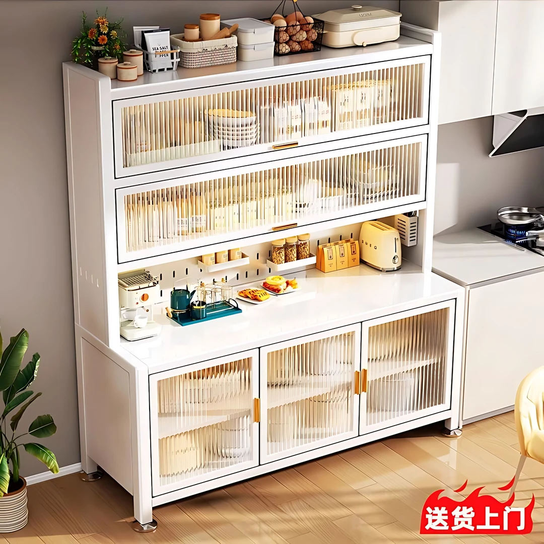 多功能一体餐边柜靠墙柜置物柜出租房收纳柜厨房多层储物柜柜子