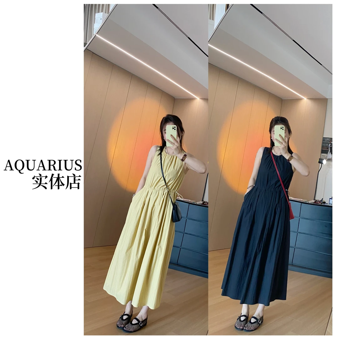 【AQUARIUS 】（薇薇私服）韩系无袖连衣裙6209