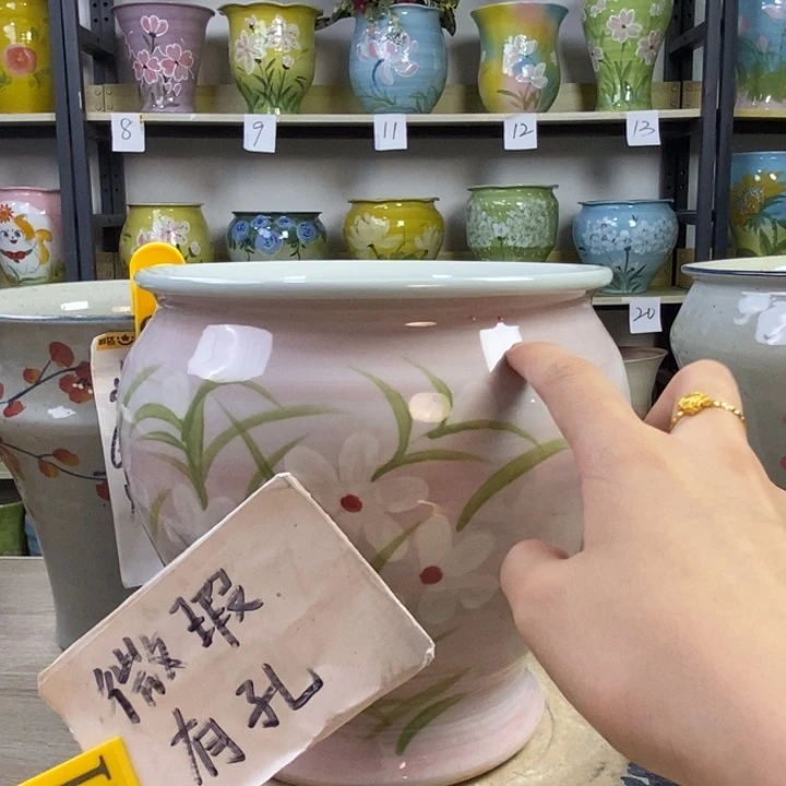 景德镇高温陶瓷花盆