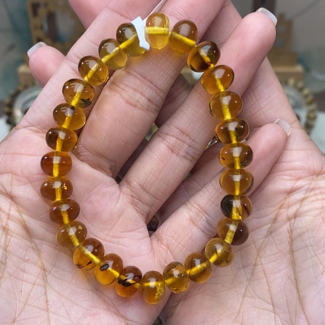 琥珀未镶嵌手链9➕