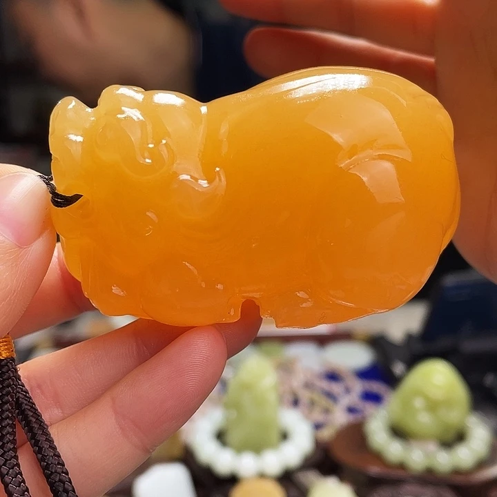 石英质玉挂件未镶嵌