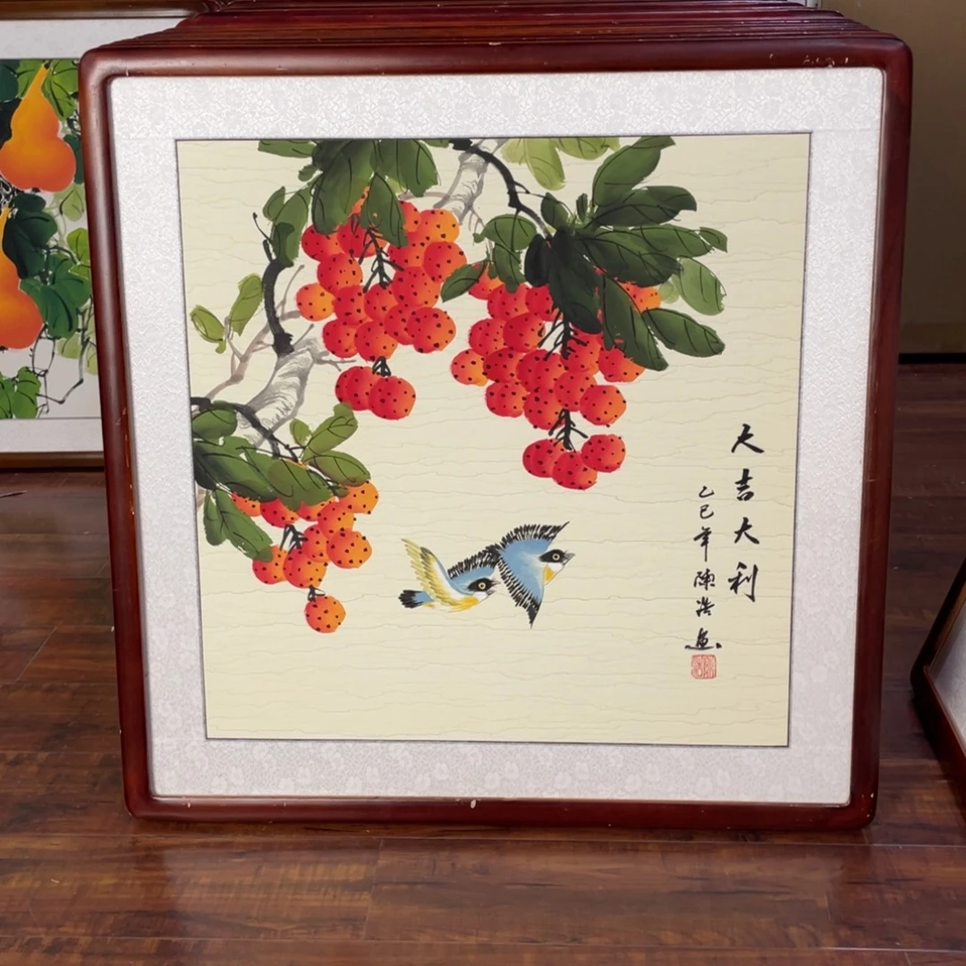 国画带框尺寸63*63厘米