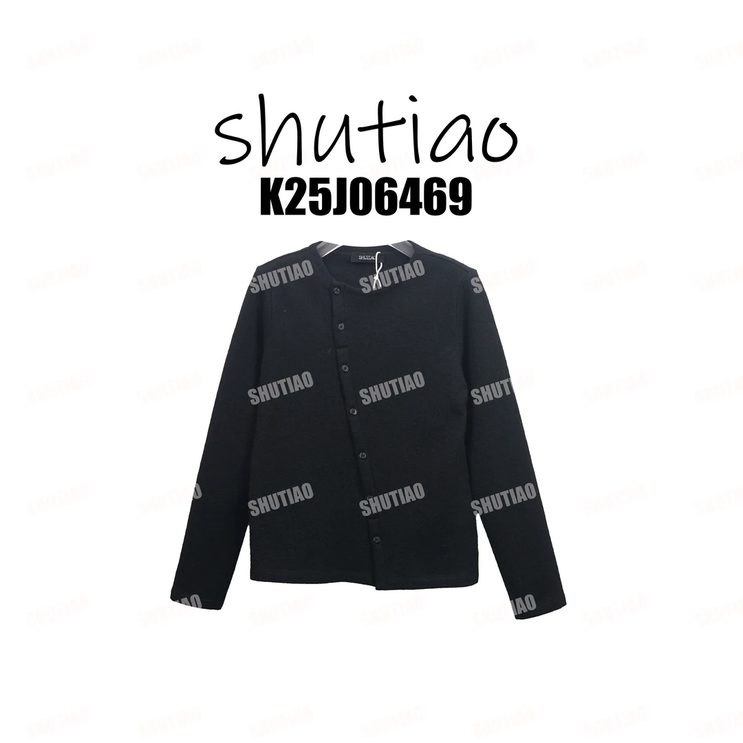 【SHUTIAO】2025冬季：新款小众设计款开衫K25J06469