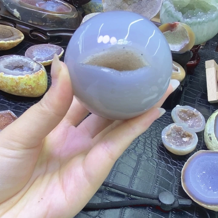 水晶珠宝半成品未镶嵌开口笑