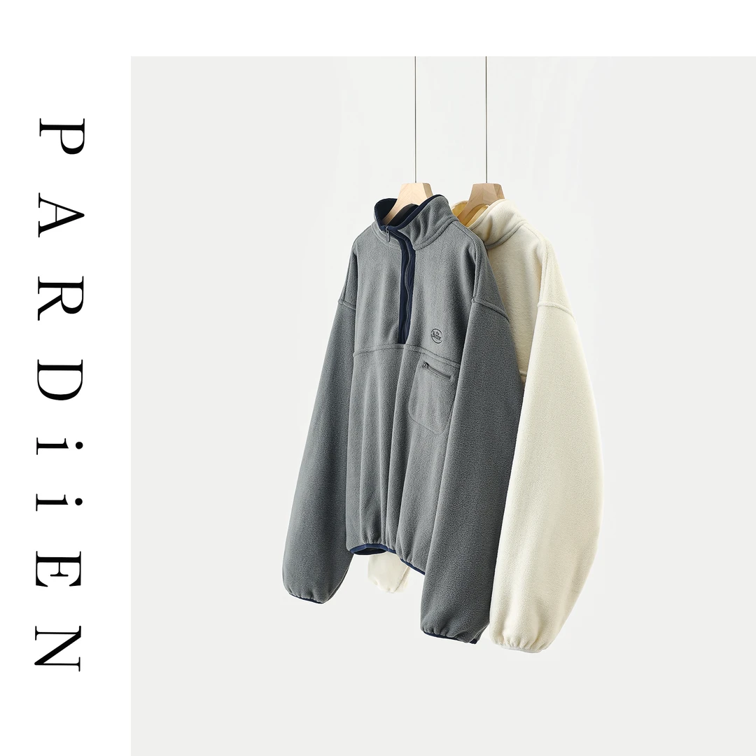 【北总严选】帕迪恩半拉链摇粒绒字母立领卫衣SD120