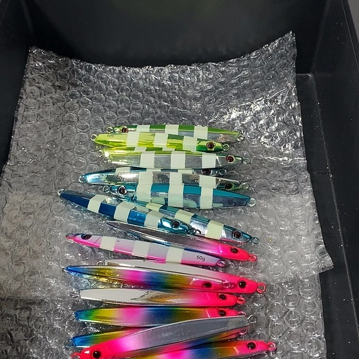 2号 T08 60克裸板 20个 送20付Pike双钩