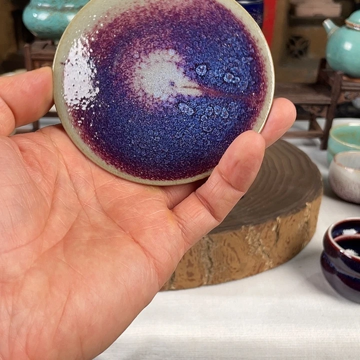 钧瓷炭烧主人杯钧瓷