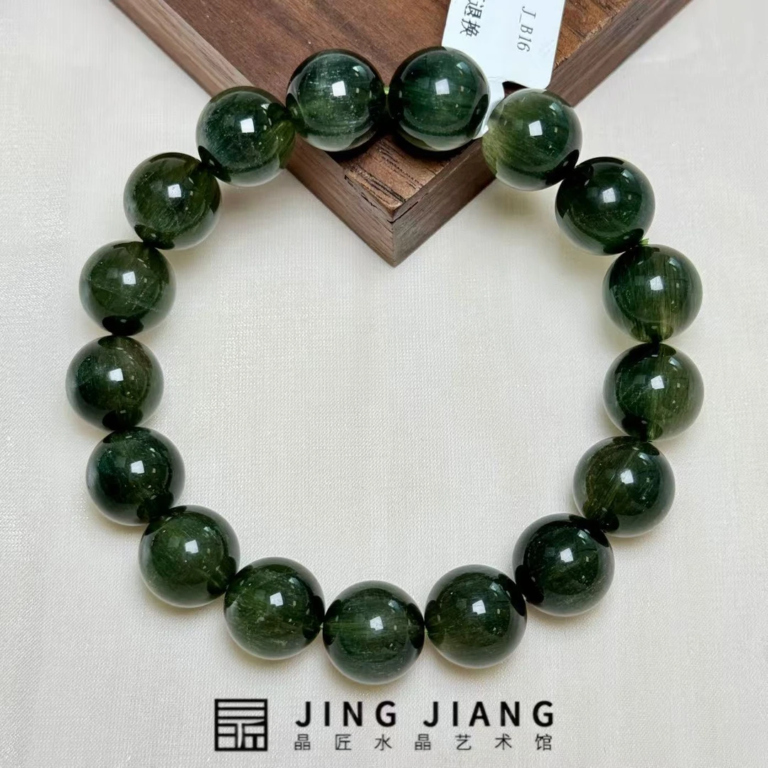 晶匠绿发晶手串12mm+ 编号H-JP54699