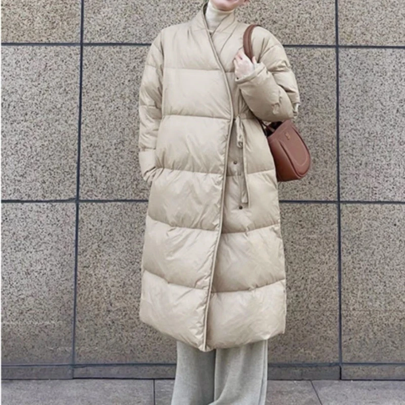 VONSRMAN韩版立领羽绒服女冬季2025新款休闲气质加厚保暖短款外套